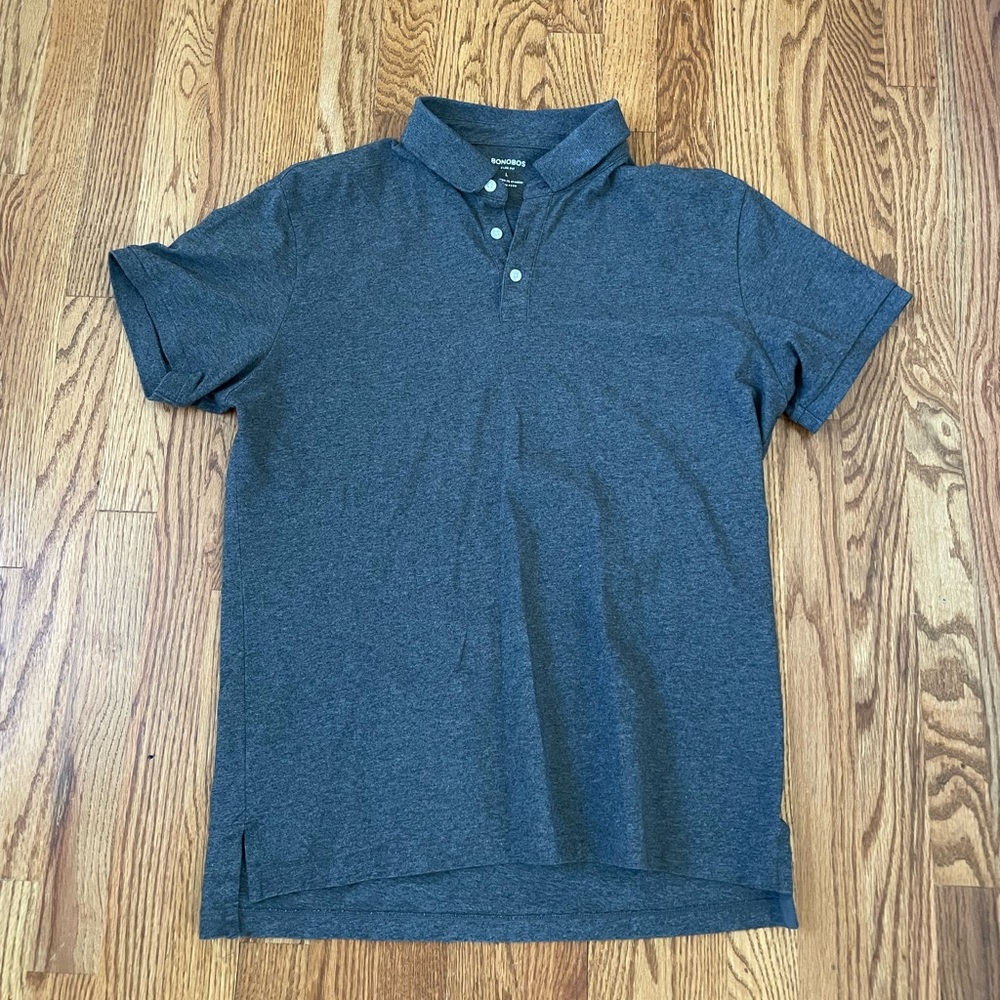 Gray Bonobos Polo Shirt